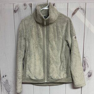 The North Face Furry Fleece Full-Zip Women’s Medium Beige/Taupe EUC